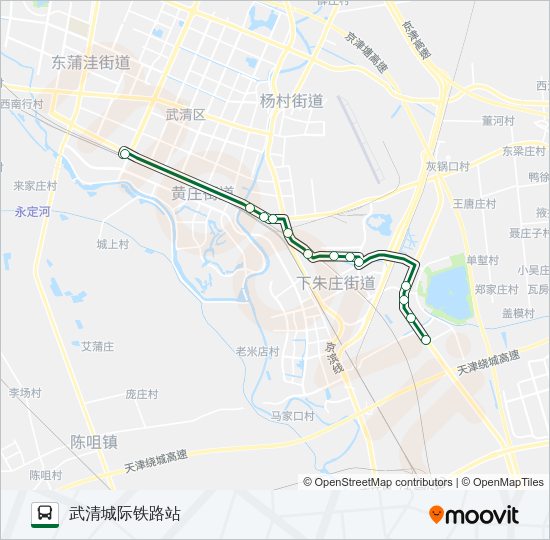公交738路的线路图