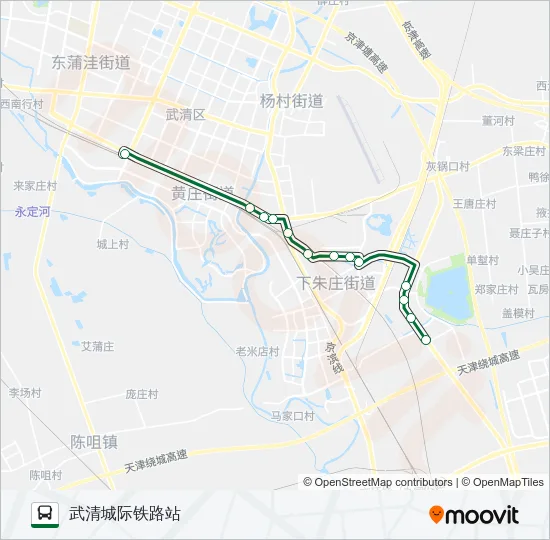 公交738路的线路图