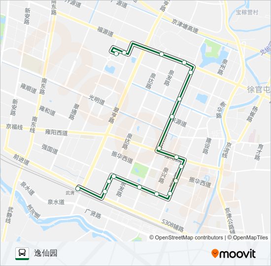 739路 bus Line Map