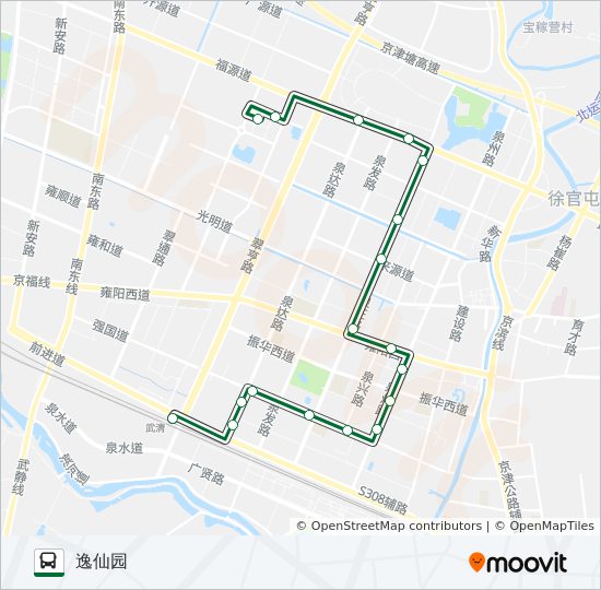 739路 bus Line Map