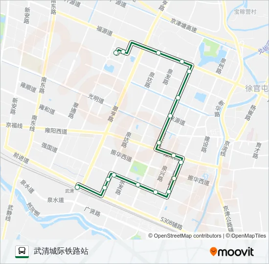 739路 Bus Line Map