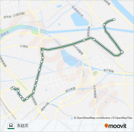 公交740路的线路图