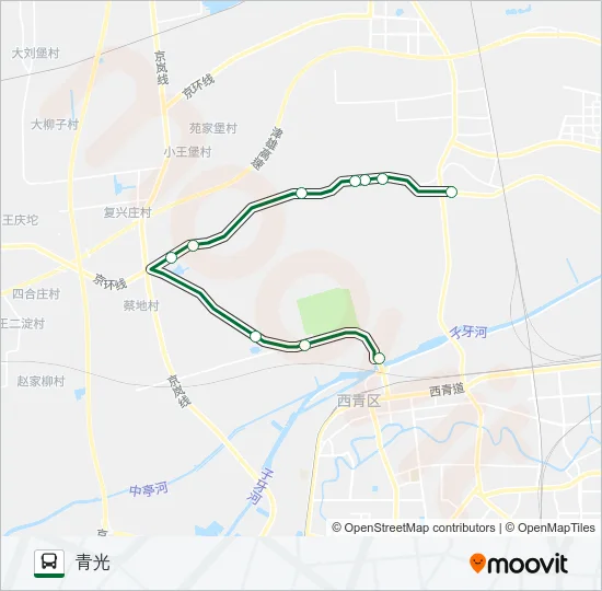 741路 Bus Line Map