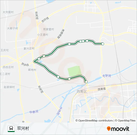 741路 Bus Line Map