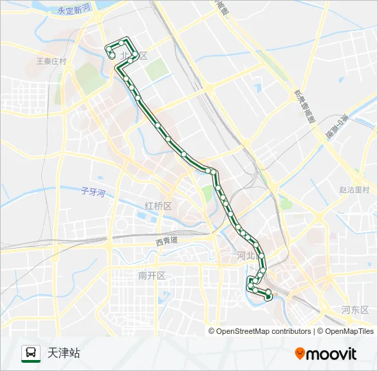 802路 Bus Line Map