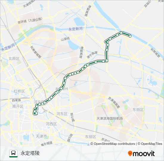 804路 Bus Line Map