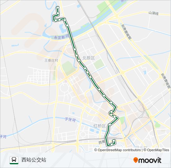 810路 bus Line Map