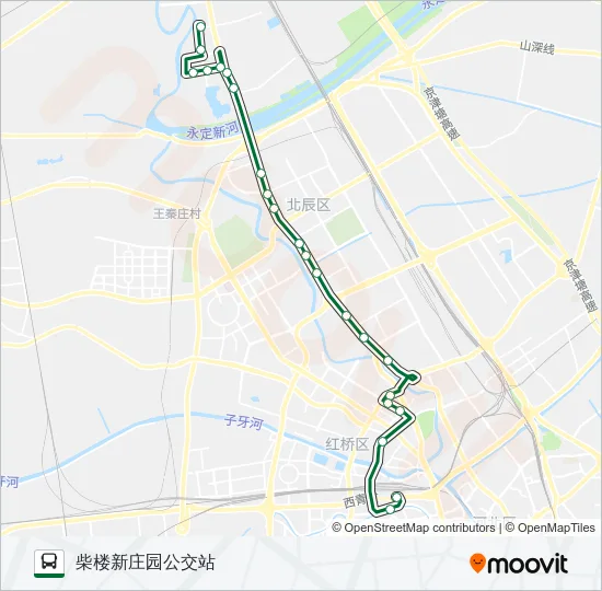公交810路的线路图
