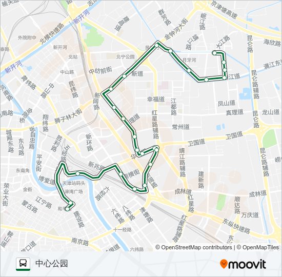828路 bus Line Map
