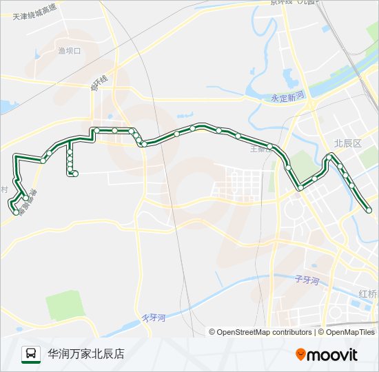 徐堡专线 bus Line Map