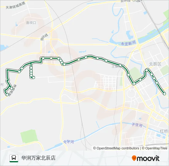 徐堡专线 Bus Line Map