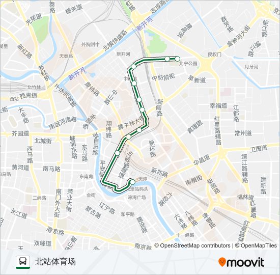 27路夜班车 bus Line Map