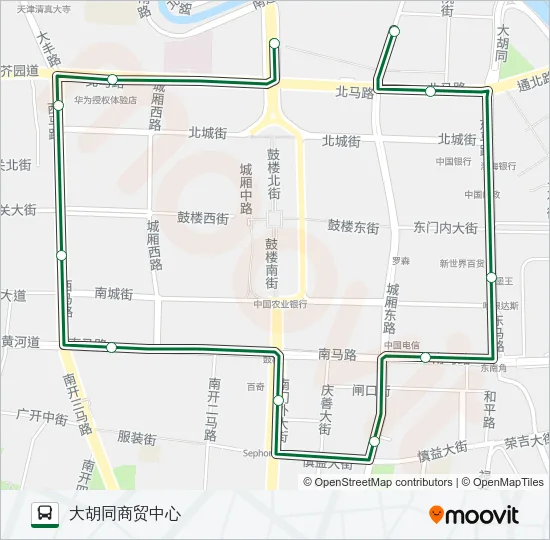 333路内环 Bus Line Map