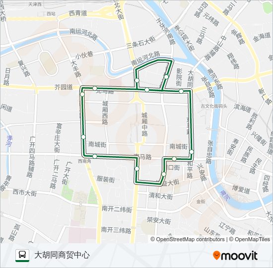 333路外环 bus Line Map
