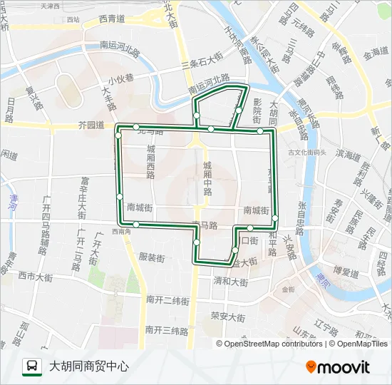 333路外环 Bus Line Map