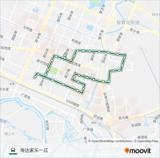561路内环 Bus Line Map