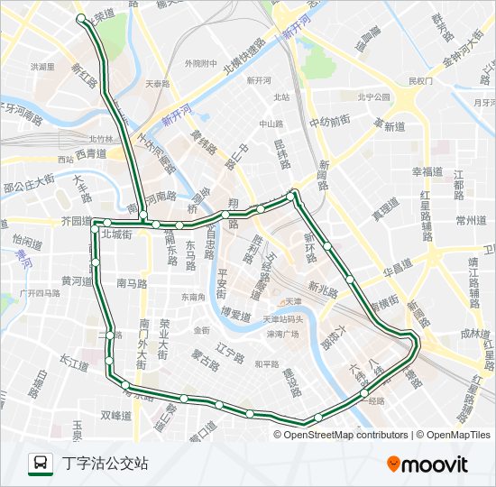 600路内环 bus Line Map