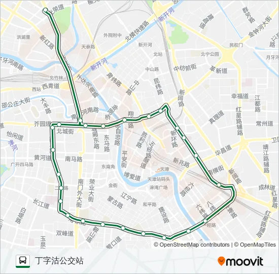600路外环 Bus Line Map