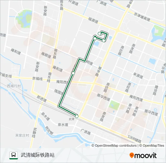 611路小圈 Bus Line Map