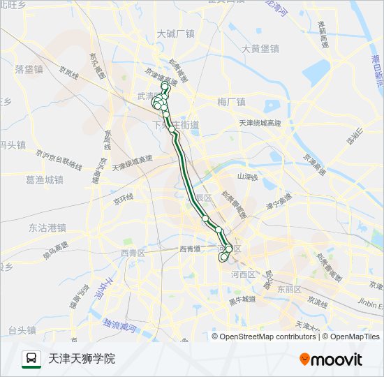 611路快车 bus Line Map