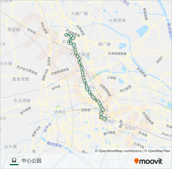 611路慢车 Bus Line Map