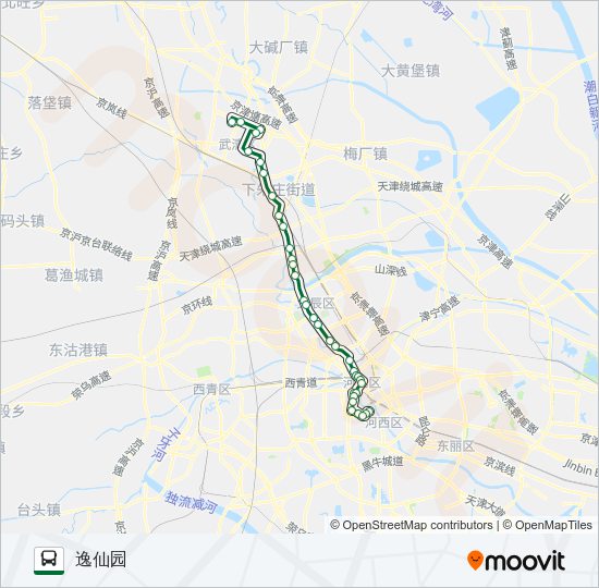公交611慢车路的线路图