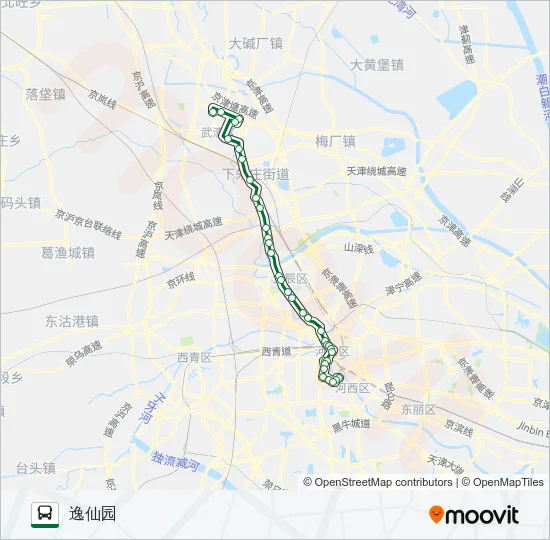 611路慢车 Bus Line Map