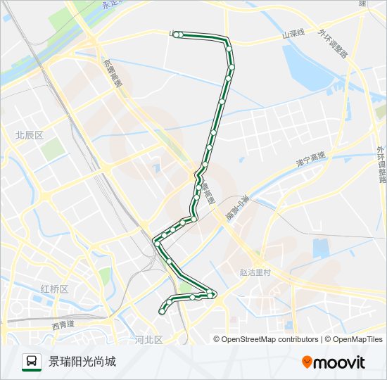 670路区间 bus Line Map