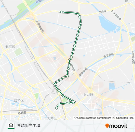 670路区间 Bus Line Map