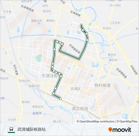 旅游专线19路 bus Line Map