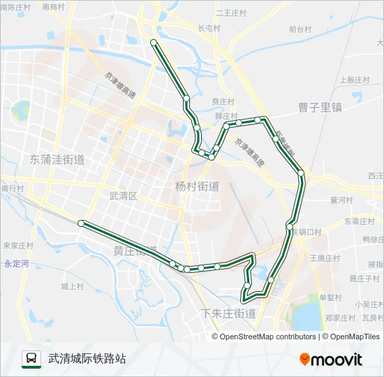 旅游专线20路环线 Bus Line Map