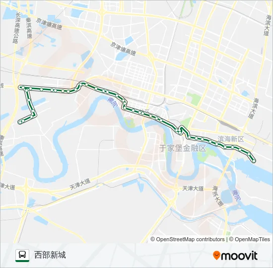 公交102路的线路图