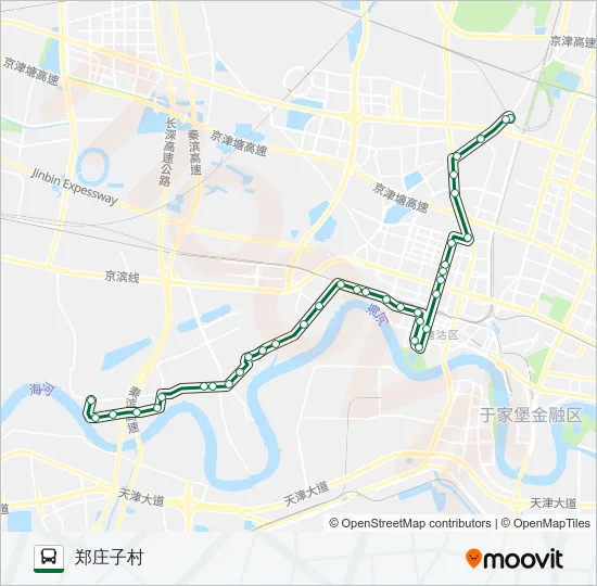 105路 Bus Line Map