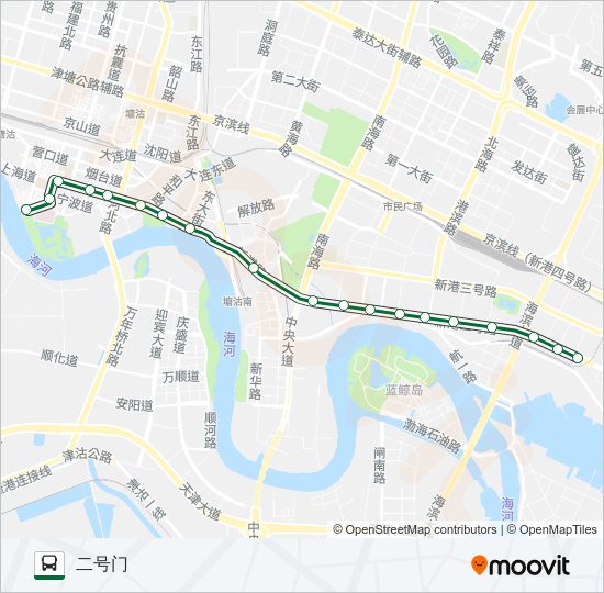 107路 bus Line Map