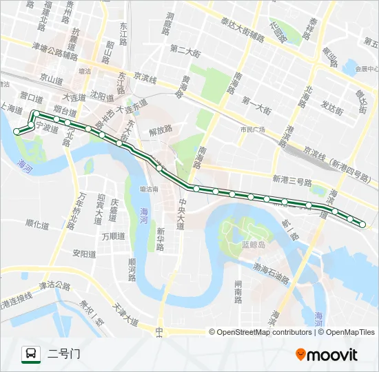 107路 Bus Line Map