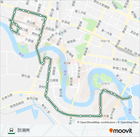 110路 Bus Line Map