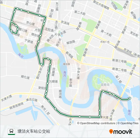 110路 Bus Line Map