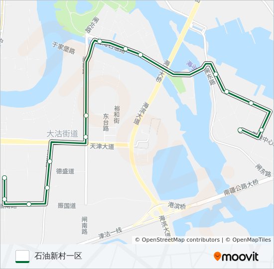 公交111路的线路图