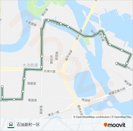 公交111路的线路图
