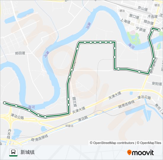 公交112路的线路图