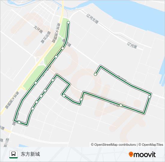 公交115路的线路图