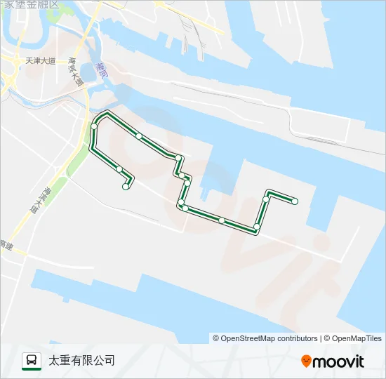 公交116路的线路图