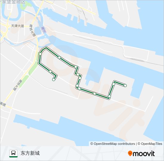 公交116路的线路图