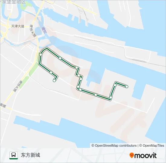 公交116路的线路图