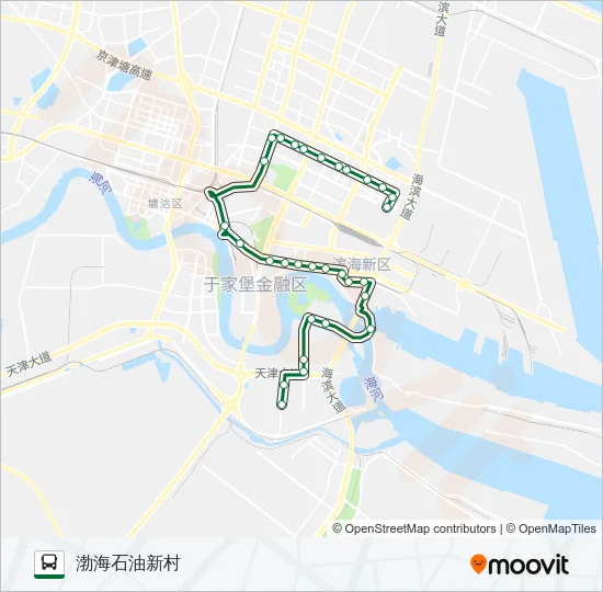 公交121路的线路图