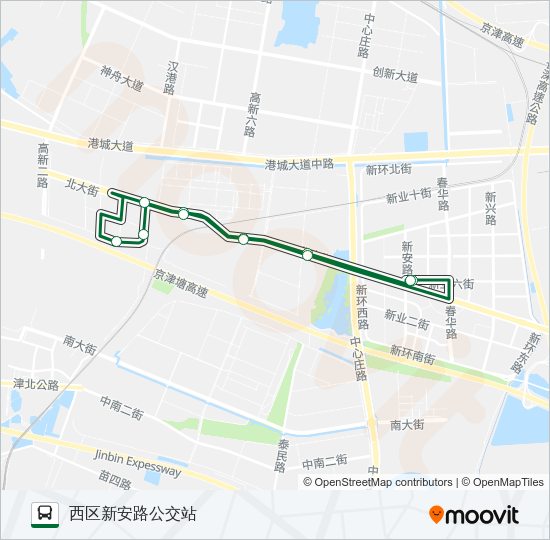 126路公交车的线路图图片