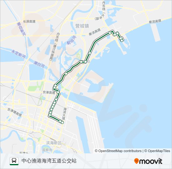 127路 bus Line Map