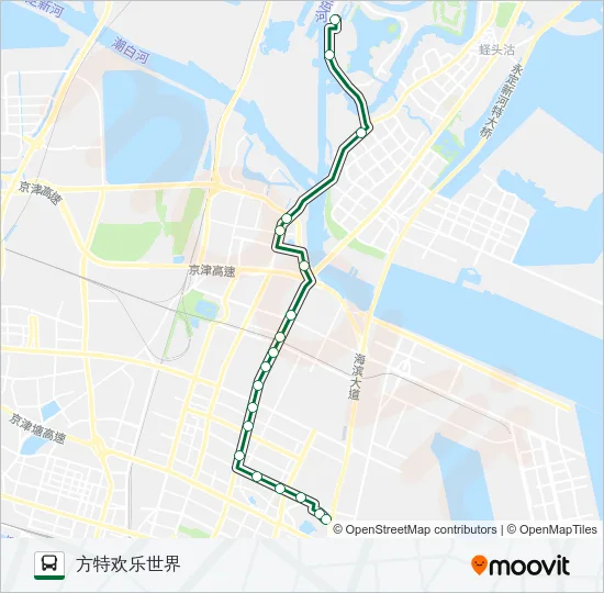128路 Bus Line Map