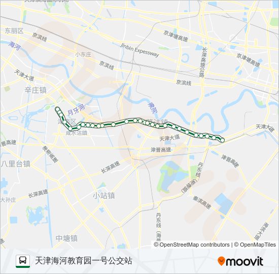公交131路的线路图