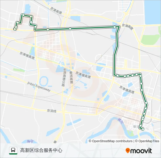 132路 Bus Line Map
